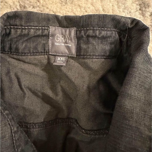 Gray by Saks XXL Jean shirt - Picture 3 of 4
